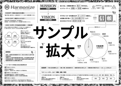 株式会社ハーモナイズのMVVボードサムネイル