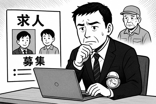 求人を出しても若手が集まらない。熟練の技を継げる人材がいなくて先行きが不安な社長
